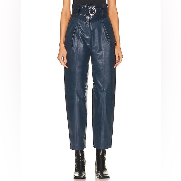 IRO Idrani Leather Carrot Pants - Picture 1 of 5